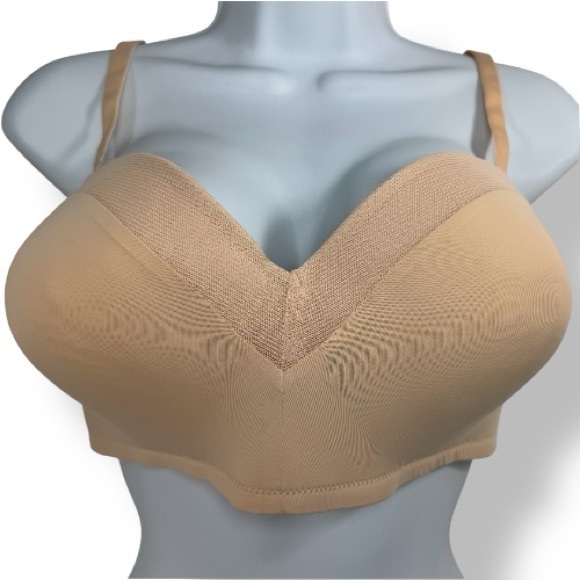 Lively 38DD Wirefree Tan Bra RN 149969 - Picture 1 of 14